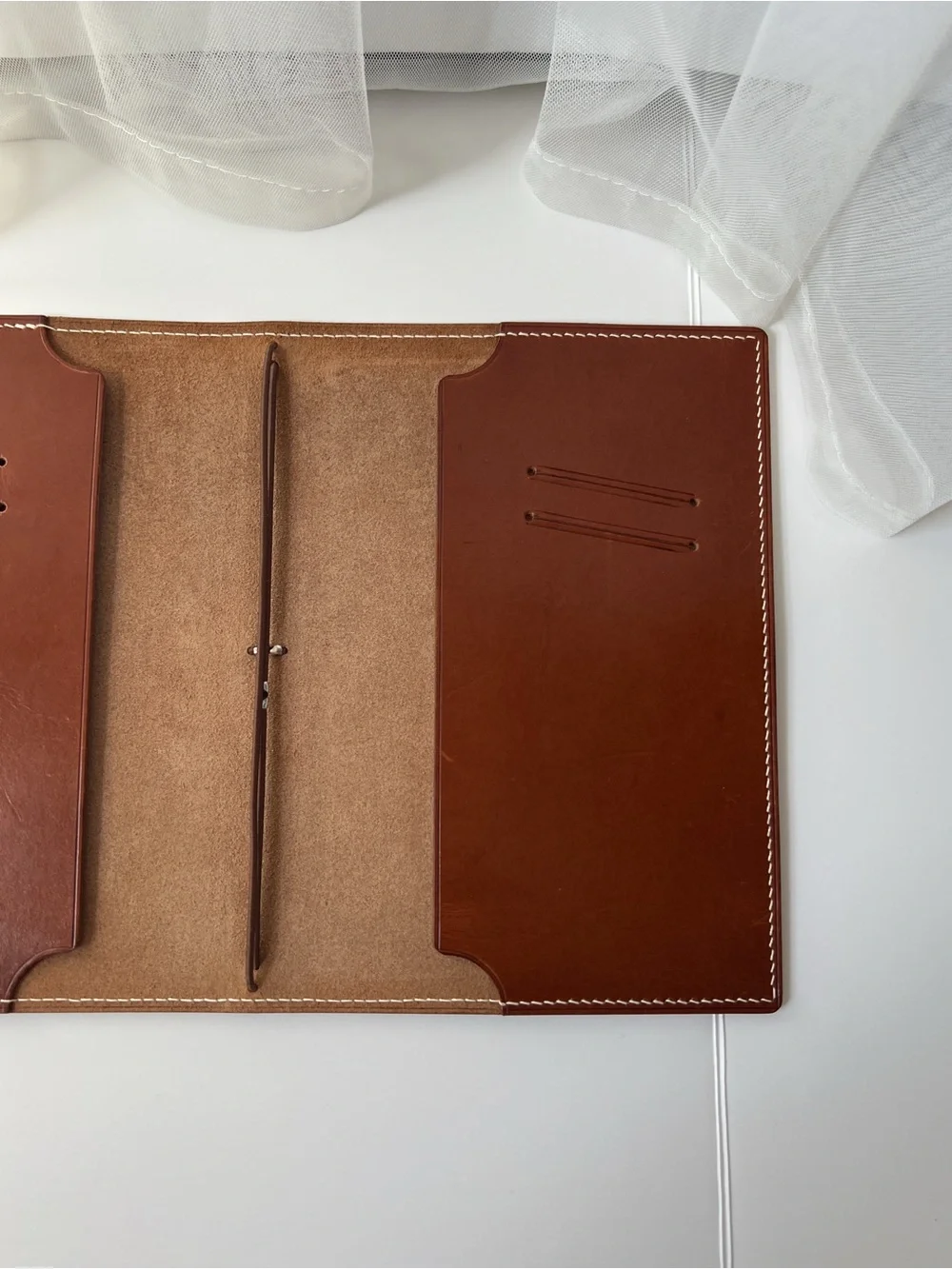 Travelers Notebook Chestnut Brown [a5] Leather Journal Cover - Brown Cord